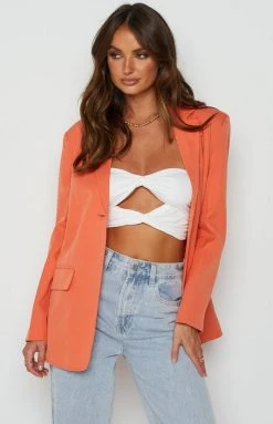 BB Exclusive Henny Orange Blazer Outerwear 9 BB Exclusive Henny Orange Blazer Outerwear