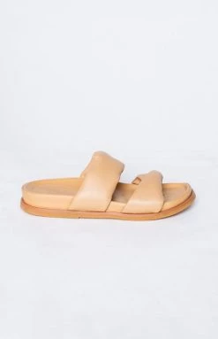 Tony Bianco Henry Slides Honey Nappa