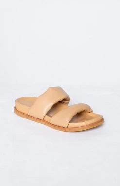 Tony Bianco Henry Slides Honey Nappa