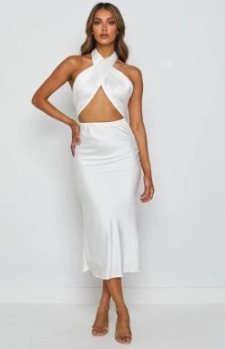 Beginning Boutique Hermosa Formal Dress White