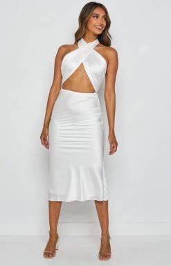 Beginning Boutique Hermosa Formal Dress White