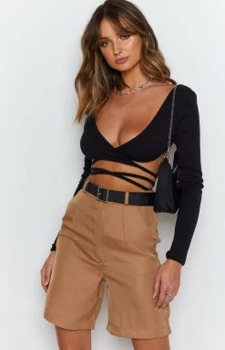 BB Exclusive Bottoms High School Short Tan 16 BB Exclusive Bottoms High School Short Tan