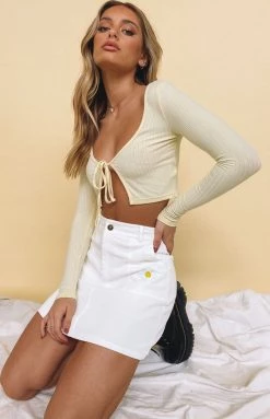 Beginning Boutique Higher Love Skirt White 12 Beginning Boutique Higher Love Skirt White