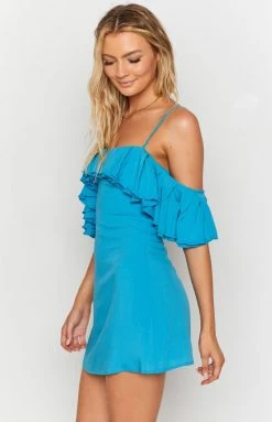 BB Exclusive Hilo Mini Dress Blue Dresses