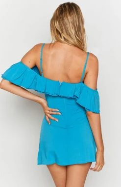 BB Exclusive Hilo Mini Dress Blue Dresses