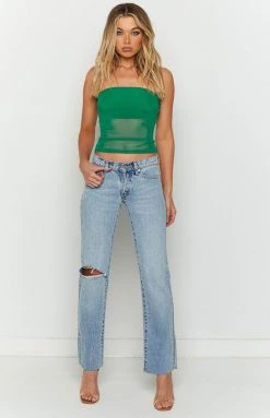 BB Exclusive Hilux Green Mesh Bandeau Top