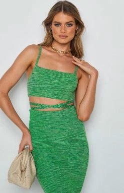 Beginning Boutique Two Piece Sets Hold Me Tight Spacedye Set Green