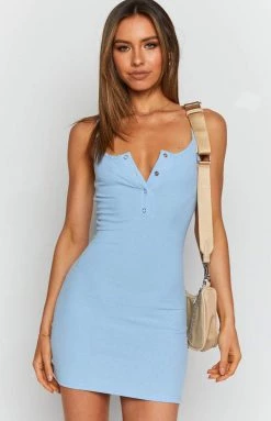 BB Exclusive Holland Mini Dress Blue