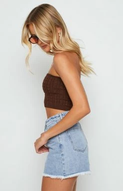 BB Exclusive Bottoms Hollie Blue Denim Shorts