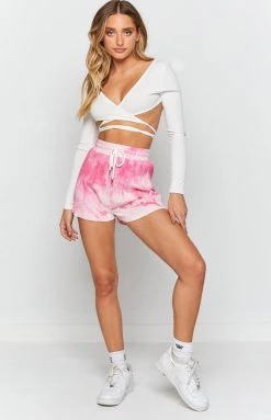 BB Exclusive Home Body Rib Shorts Pink