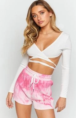 BB Exclusive Home Body Rib Shorts Pink