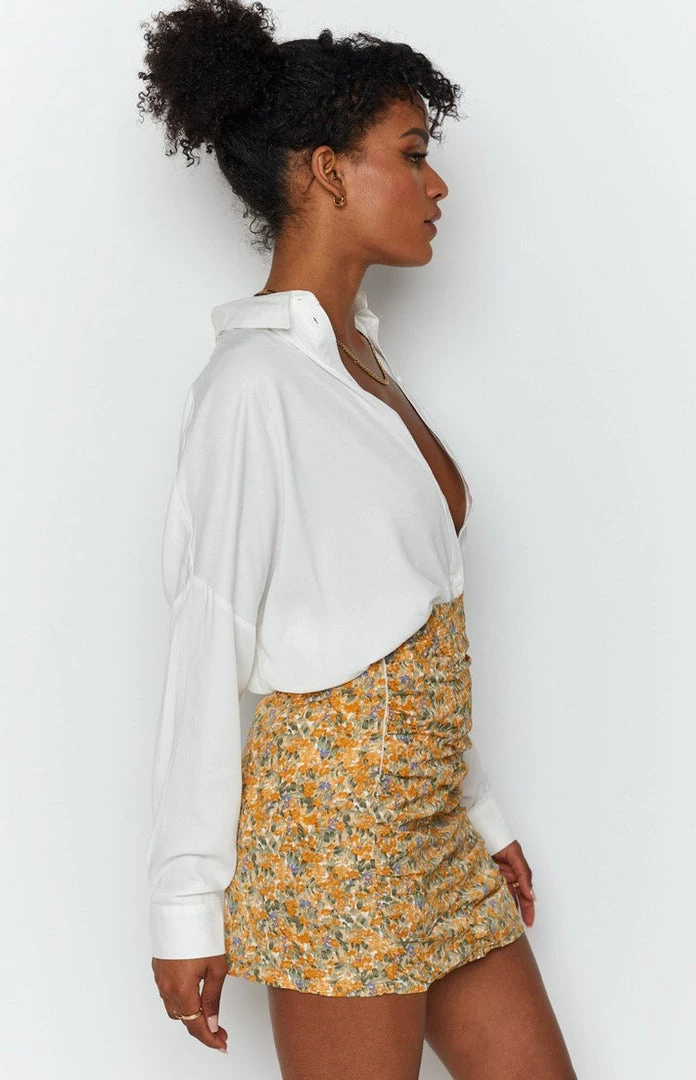 Beginning Boutique Homecoming Queen Skirt Mustard Bottoms 5 Beginning Boutique Homecoming Queen Skirt Mustard Bottoms