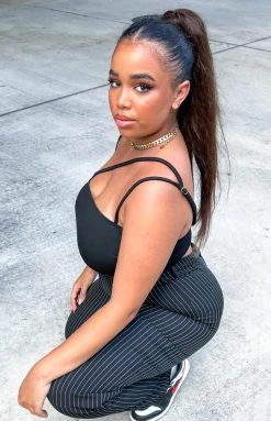 BB Exclusive Tops Hunter Black Crop Top