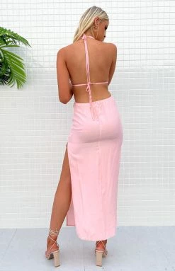 BB Exclusive Dresses Impala Pink Maxi Dress