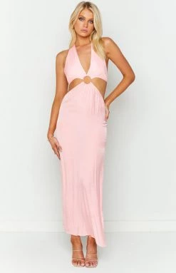 BB Exclusive Dresses Impala Pink Maxi Dress