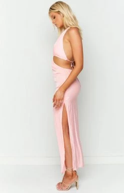 BB Exclusive Dresses Impala Pink Maxi Dress