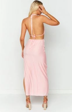 BB Exclusive Dresses Impala Pink Maxi Dress