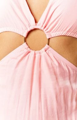 BB Exclusive Dresses Impala Pink Maxi Dress