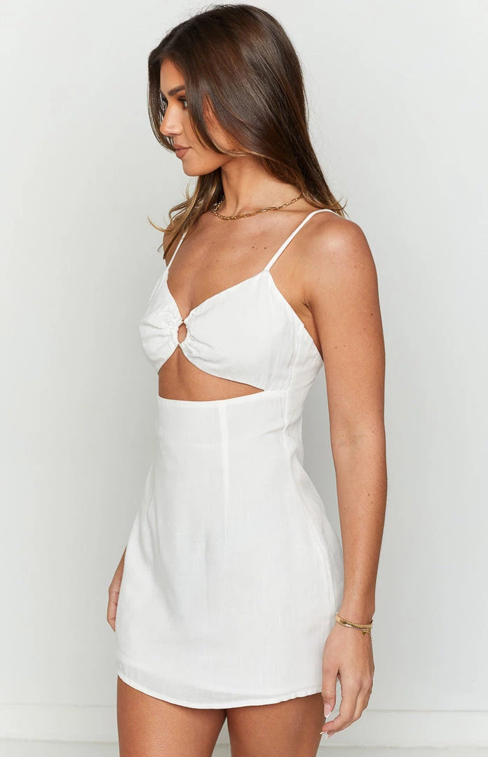 BB Exclusive Indiana White Mini Dress 3 BB Exclusive Indiana White Mini Dress