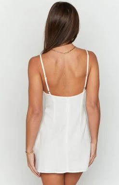 BB Exclusive Indiana White Mini Dress 10 BB Exclusive Indiana White Mini Dress