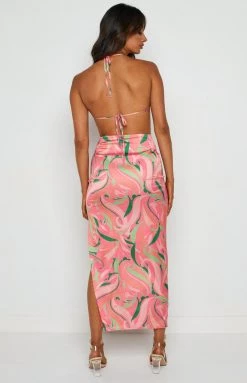 BB Exclusive Cocktail Dresses Ingrid Red Maxi Skirt
