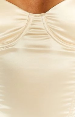 BB Exclusive Tops Intentions Champagne Corset Top