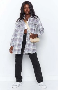 Beginning Boutique Into The Woods Jacket Blue Outerwear