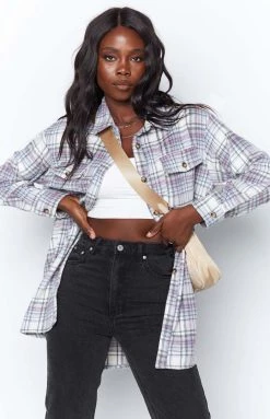 Beginning Boutique Into The Woods Jacket Blue Outerwear