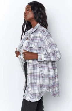 Beginning Boutique Into The Woods Jacket Blue Outerwear