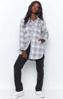 Beginning Boutique Into The Woods Jacket Blue Outerwear