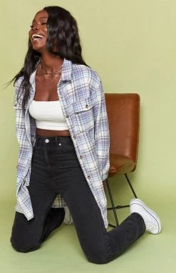 Beginning Boutique Into The Woods Jacket Blue Outerwear