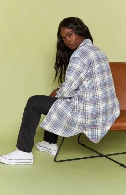 Beginning Boutique Into The Woods Jacket Blue Outerwear