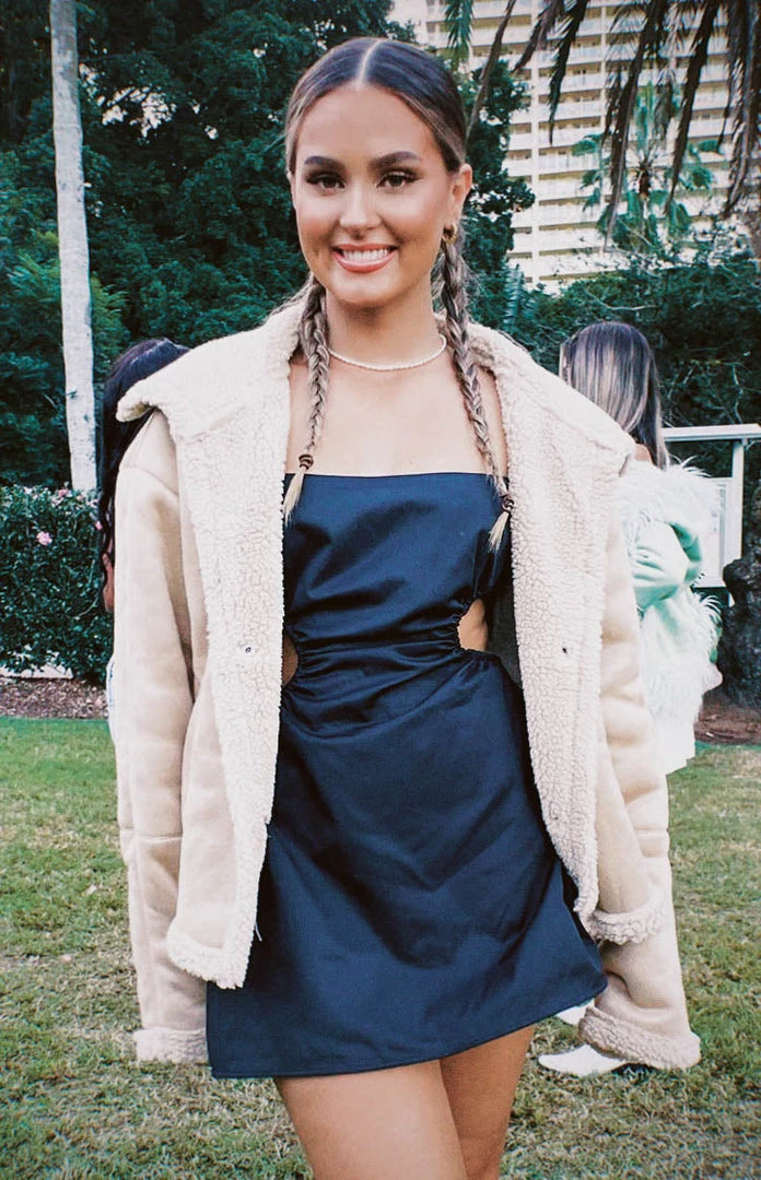 Beginning Boutique Isona Cream Shearling Jacket New 1 Beginning Boutique Isona Cream Shearling Jacket New