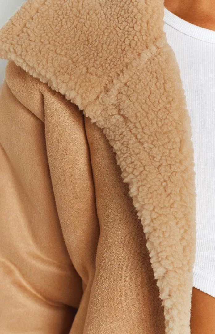 Beginning Boutique Isona Cream Shearling Jacket New 11 Beginning Boutique Isona Cream Shearling Jacket New