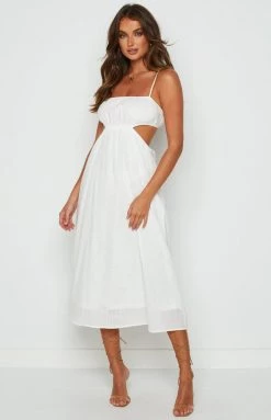 Beginning Boutique Dresses Iver Cut Out Dress White