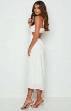Beginning Boutique Dresses Iver Cut Out Dress White