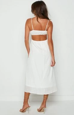 Beginning Boutique Dresses Iver Cut Out Dress White
