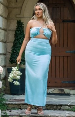 BB Exclusive Ivy Dress Blue Dresses