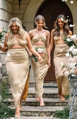 BB Exclusive Ivy Dress Champagne