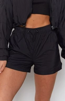 BB Exclusive Jorja Wind Breaker Shorts Black