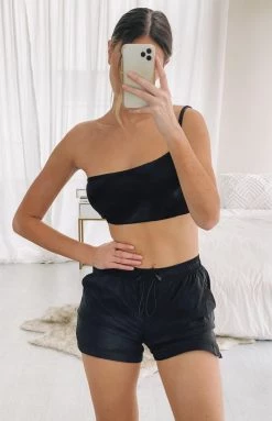 BB Exclusive Jorja Wind Breaker Shorts Black