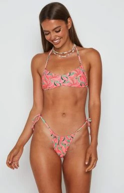 9.0 Swim Jackie Orange Bikini Bottoms