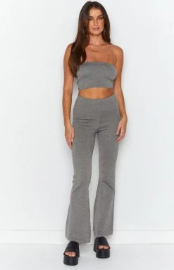 BB Exclusive Jade Grey Knitted Pants Bottoms 10 BB Exclusive Jade Grey Knitted Pants Bottoms