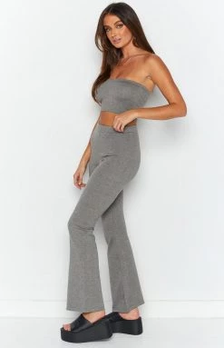 BB Exclusive Jade Grey Knitted Pants Bottoms 11 BB Exclusive Jade Grey Knitted Pants Bottoms