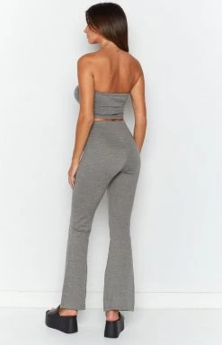 BB Exclusive Jade Grey Knitted Pants Bottoms 12 BB Exclusive Jade Grey Knitted Pants Bottoms