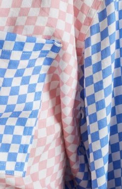 Beginning Boutique Jamelle Pink Check Shirt