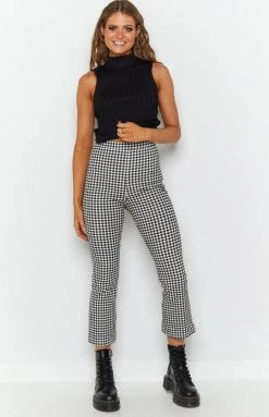 Beginning Boutique Jayla High Neck Top Black