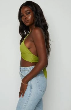 Beginning Boutique Tops Jayme Green Halter Top 10 Beginning Boutique Tops Jayme Green Halter Top