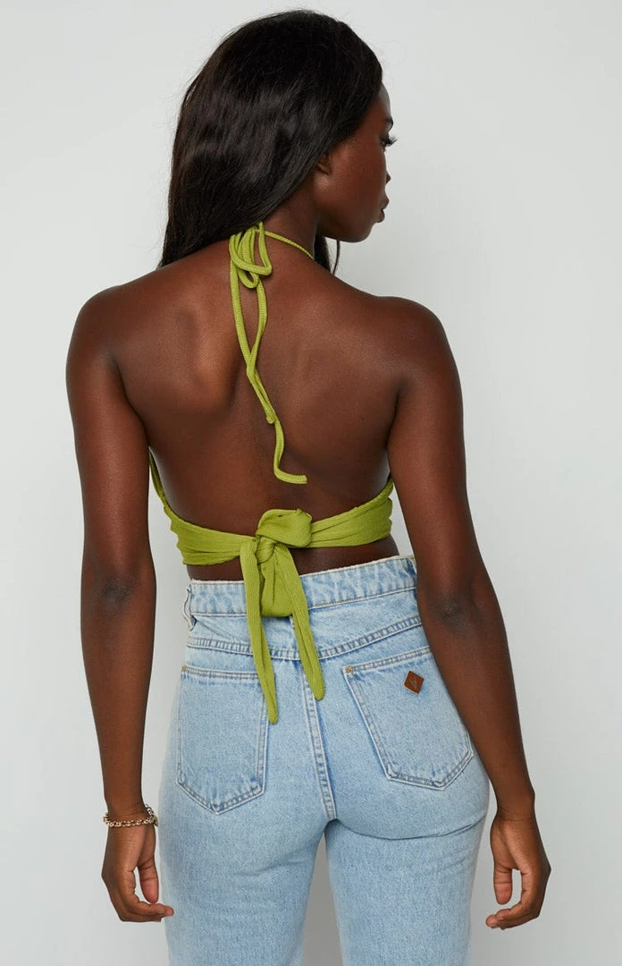 Beginning Boutique Tops Jayme Green Halter Top 5 Beginning Boutique Tops Jayme Green Halter Top