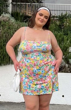 BB Exclusive Jenna Cut Out Mini Dress Multi